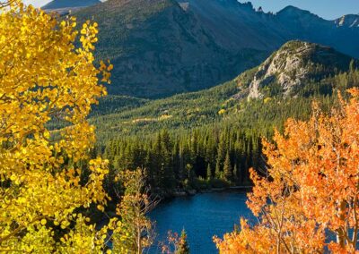 Bear Lake RMNP Colorado Photo with Fall Colors