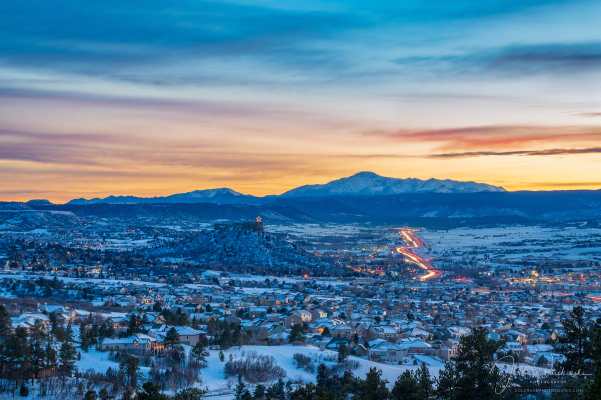 Photos of Castle Rock Star Pikes Peak January 2019