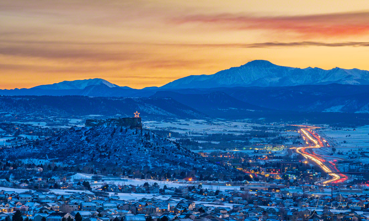 Photos of Castle Rock Star Pikes Peak January 2019