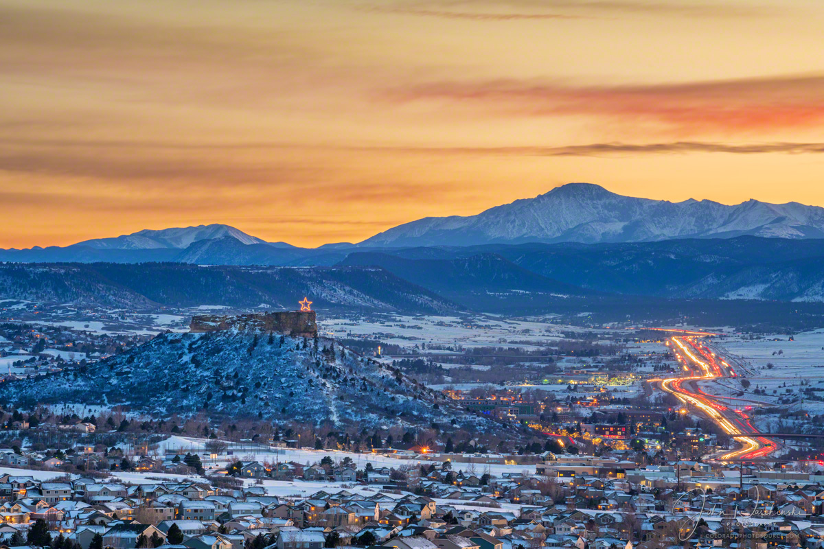 Photos of Castle Rock Star Pikes Peak January 2019