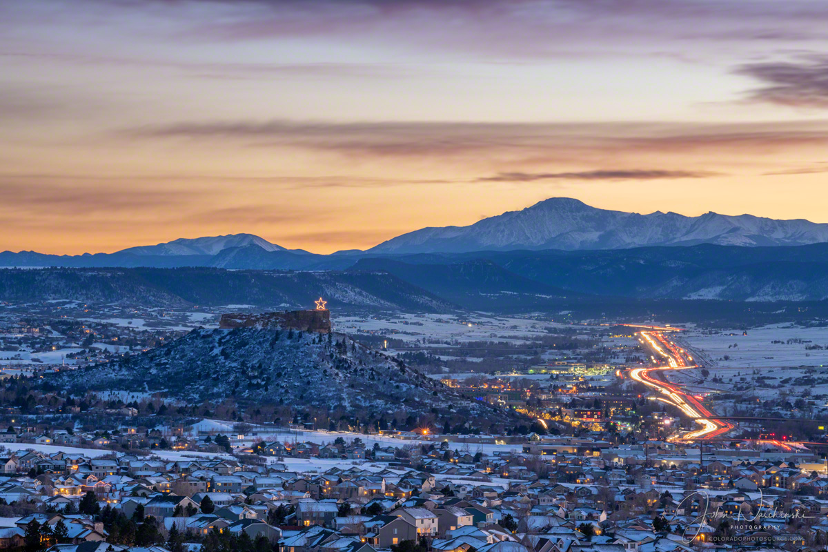 Photos of Castle Rock Star Pikes Peak January 2019