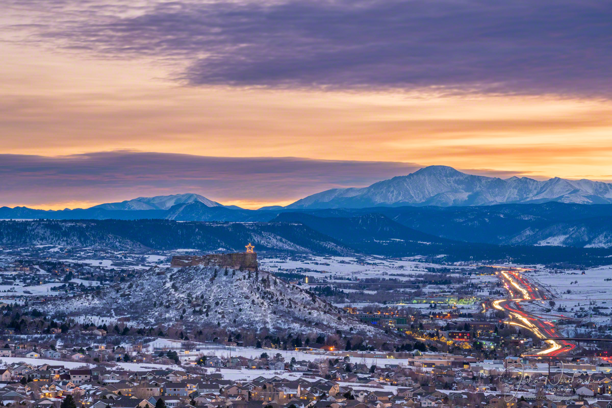 Photos of Castle Rock Star Pikes Peak January 2019