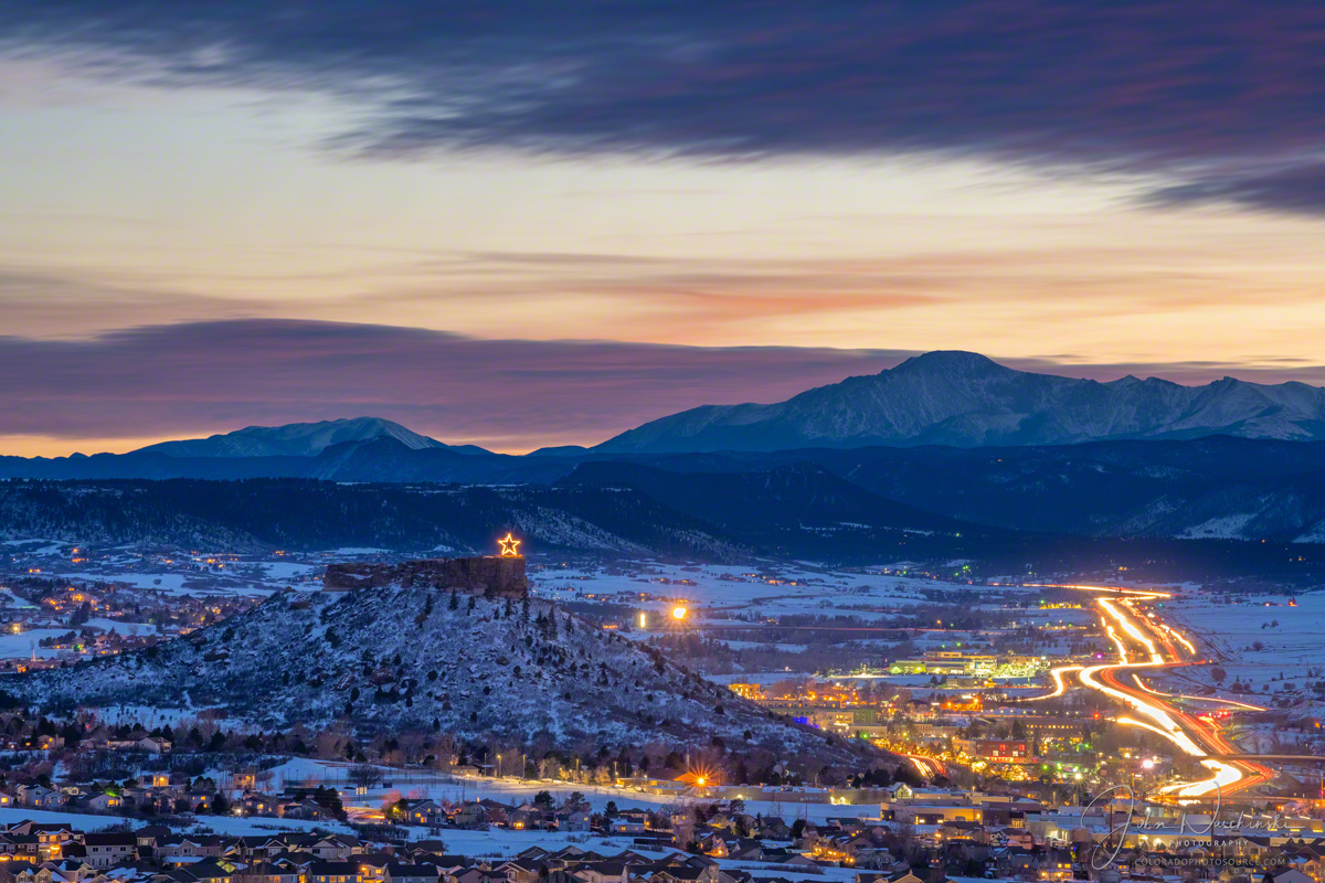 Photos of Castle Rock Star Pikes Peak January 2019