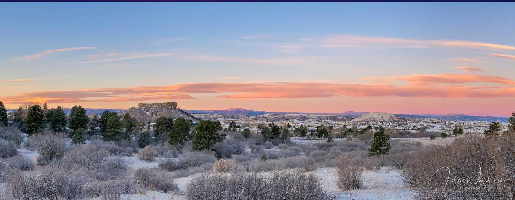 Castle Rock CO Fall Snow 2020