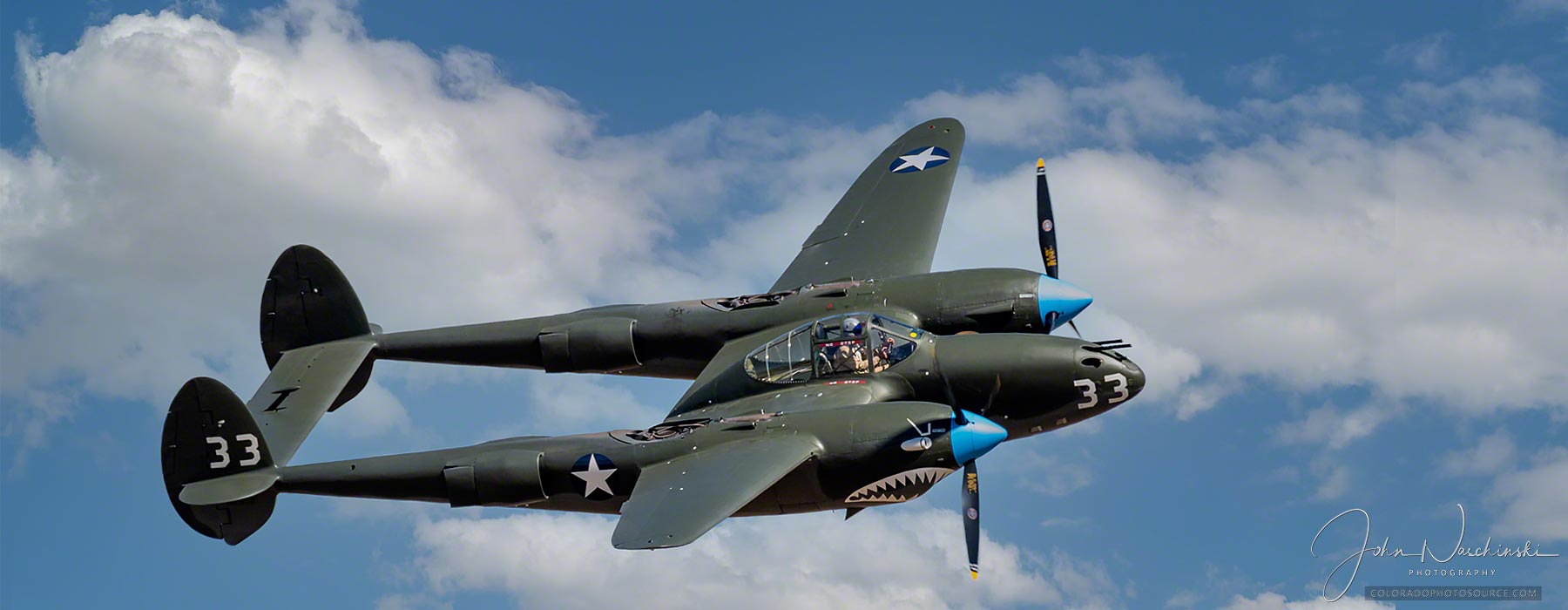 Photos of The Lockheed P-38 Lightning 1942 WWII Fighter Aircraft