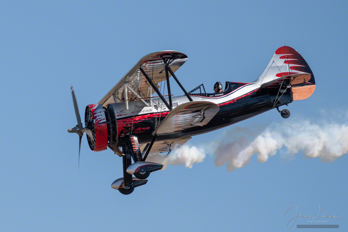 Photos of Kyle Franklin "Dracula" Biplane at Colorado Springs Airshow