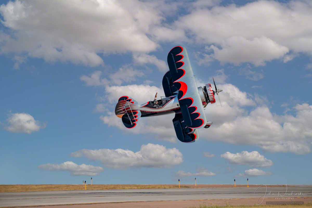 Photos of Kyle Franklin "Dracula" Biplane at Colorado Springs Airshow