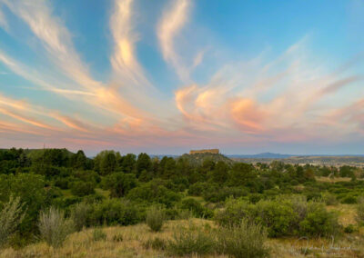 Photo of Wind Swept Clouds at Sunrise Castle Rock CO