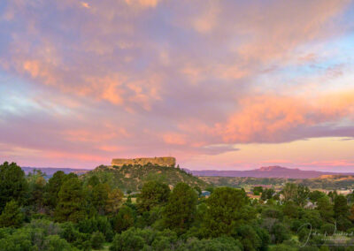 Castle Rock CO Sunrise Pastel Colors