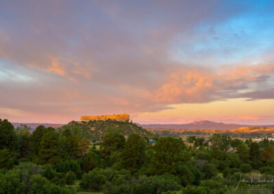 Castle Rock CO Pink Clouds Sunrise