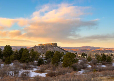 Warm Sunrise Photo of Castle Rock CO