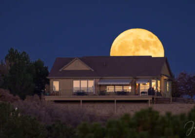 Photos of a Rare Blue Moon in Colorado on All Hallows’ Eve 2020