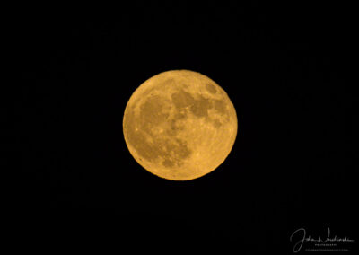 Photo of the Full Blue Moon in Colorado